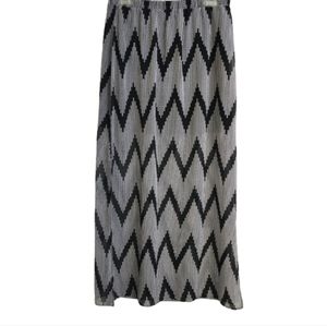 By & By Maxi Skirt with splits and mini lining size large